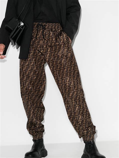 fendi ff logo pants|fendi women's clothing.